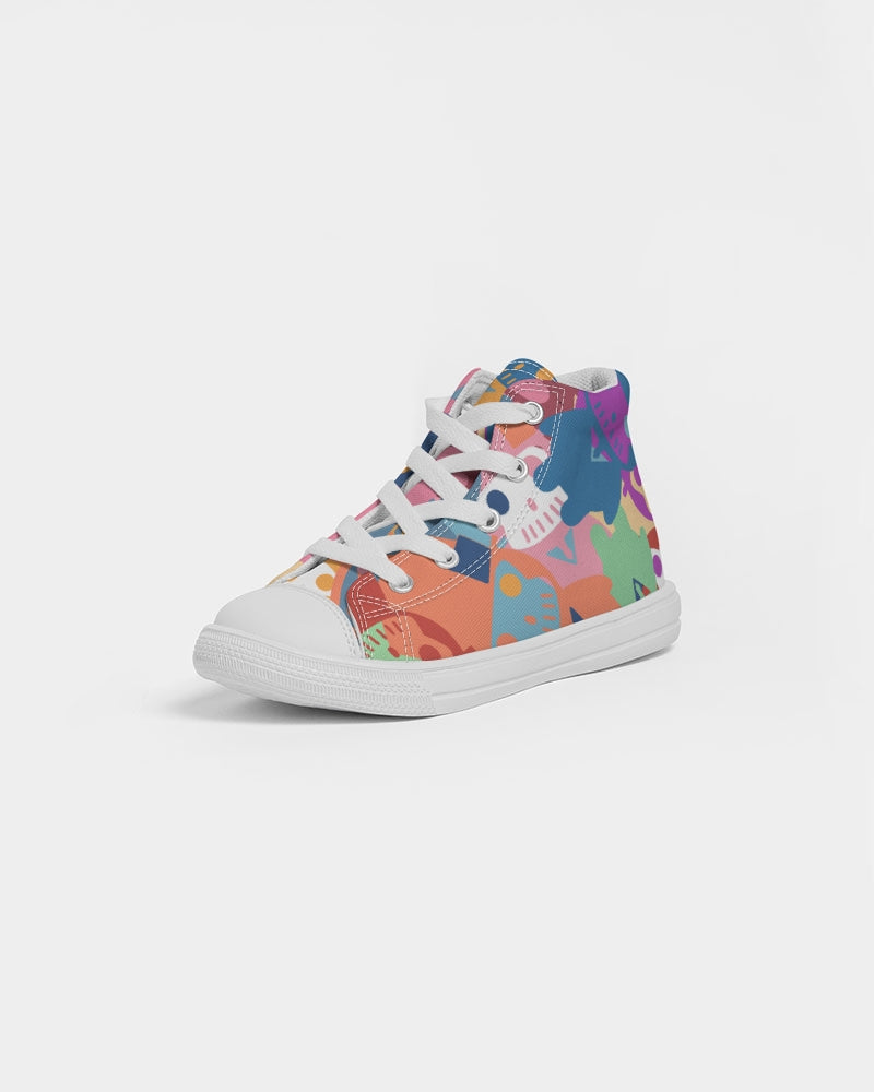 Evoblack Fall Kids Hightop Canvas Shoe