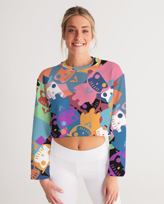 Hove Above Fear Women's Cropped Sweatshirt