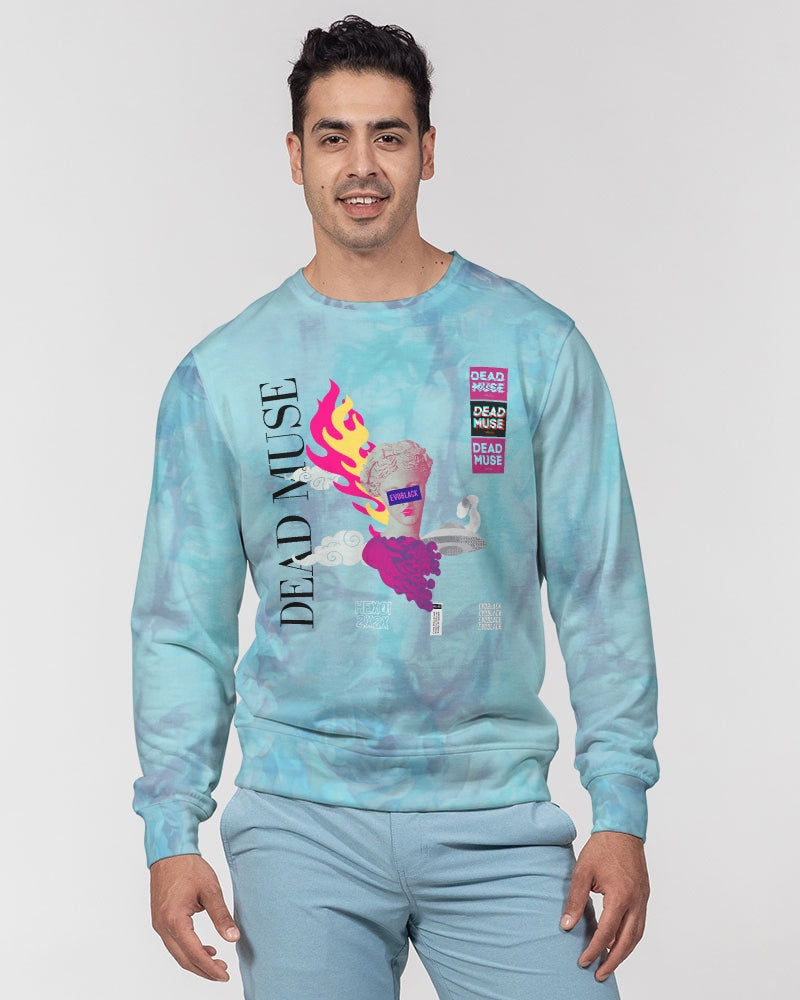 Dead Muse Men's Classic French Terry Crewneck Pullover