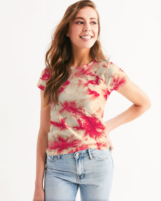 Red Floral Women's Tee