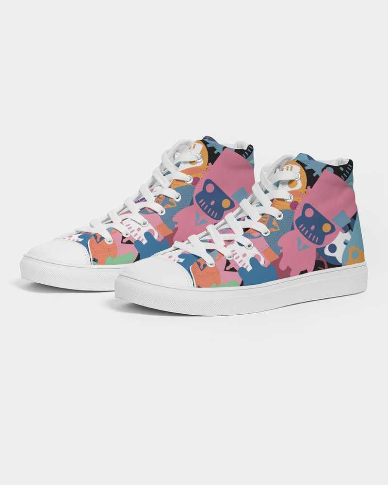 Hover Above Fear Men's Hightop Canvas Shoe