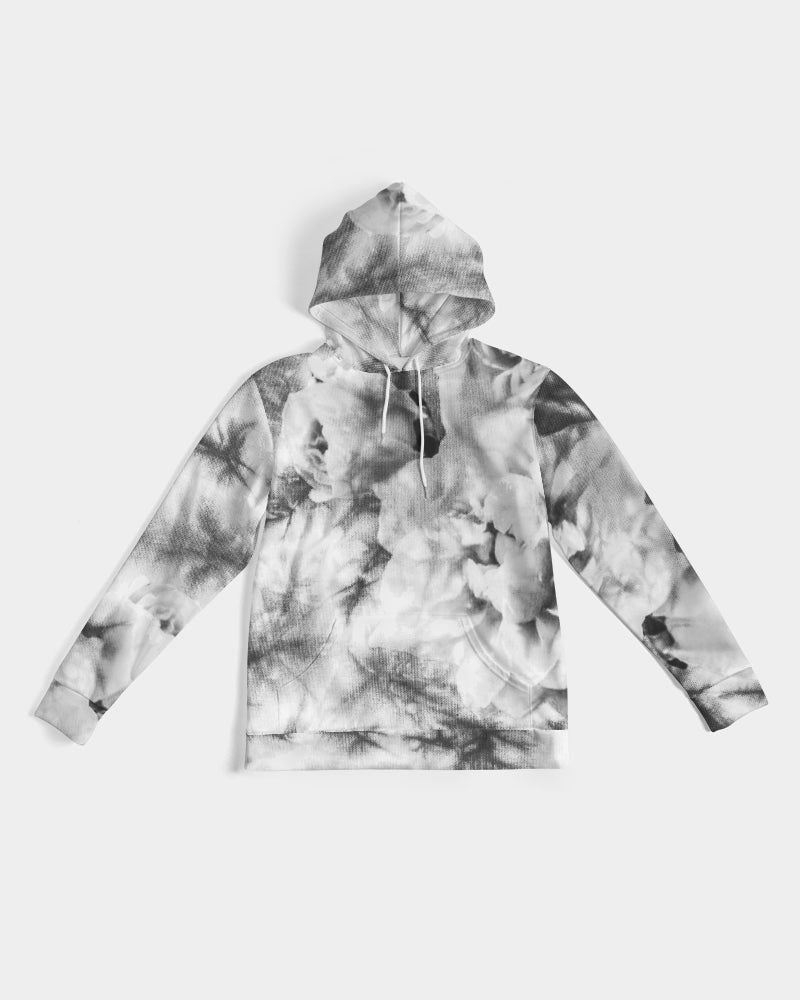 Gray Floral Evoblack Men's Hoodie