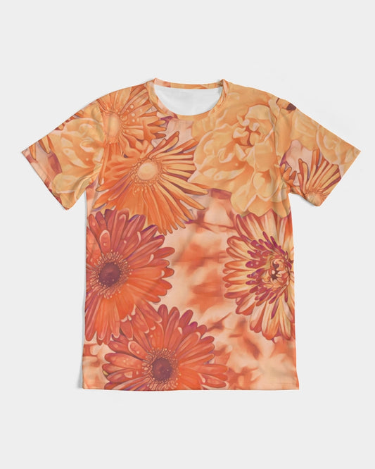 Orange Floral Evoblack Men's Tee