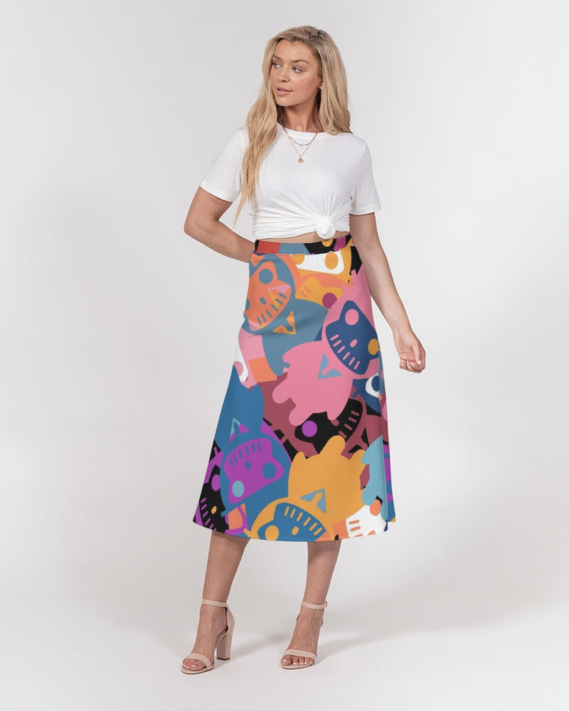 Hove Above Fear Women's A-Line Midi Skirt