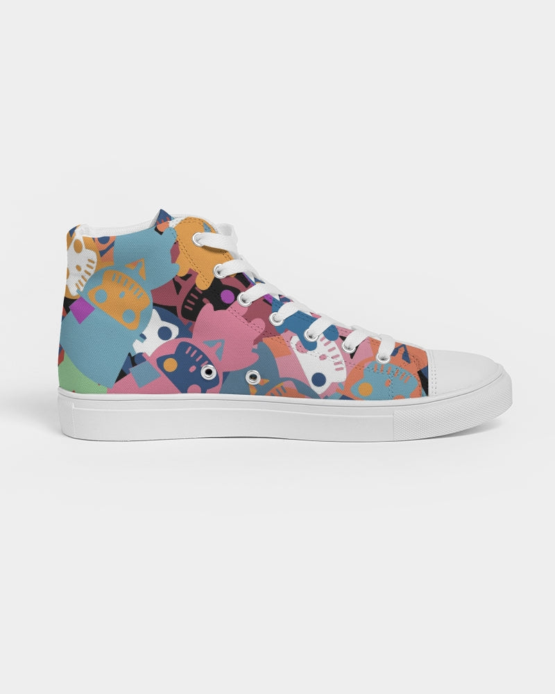 Hover Above Fear Men's Hightop Canvas Shoe