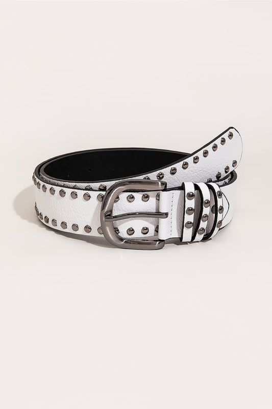 PU Leather Studded Belt