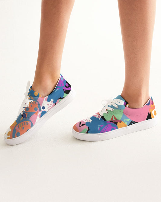 Hover Above Fear Women's Lace Up Canvas Shoe