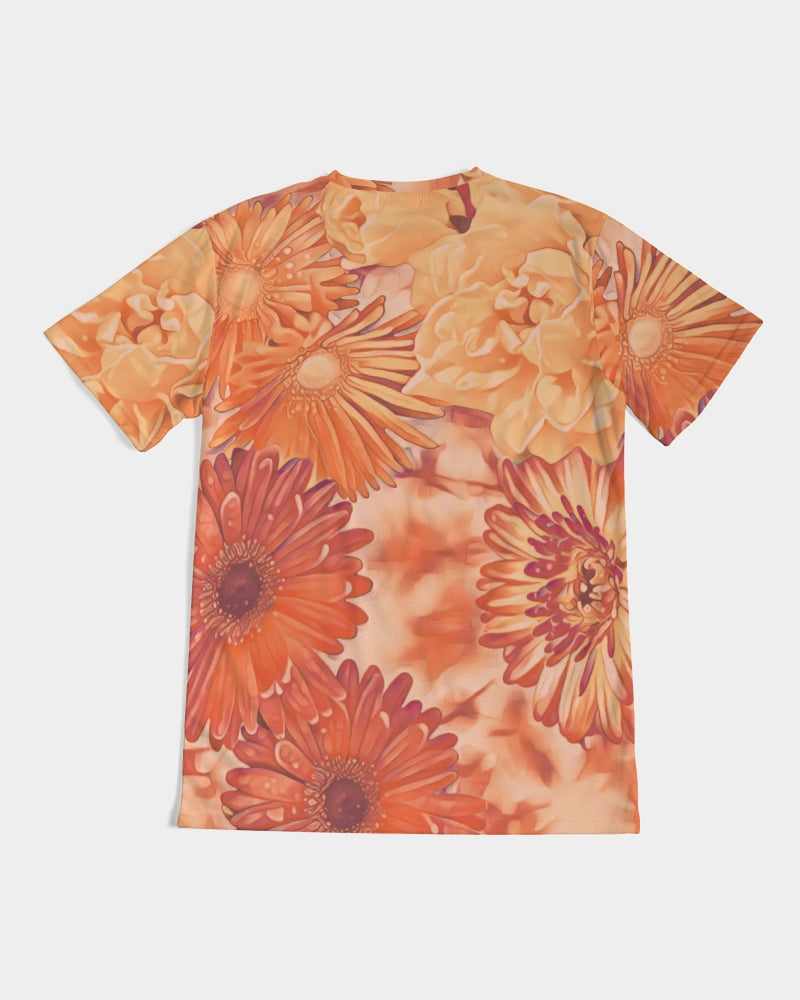 Orange Floral Evoblack Men's Tee